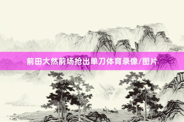前田大然前场抢出单刀体育录像/图片