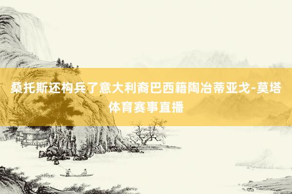 桑托斯还构兵了意大利裔巴西籍陶冶蒂亚戈-莫塔体育赛事直播