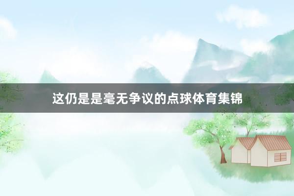 这仍是是毫无争议的点球体育集锦