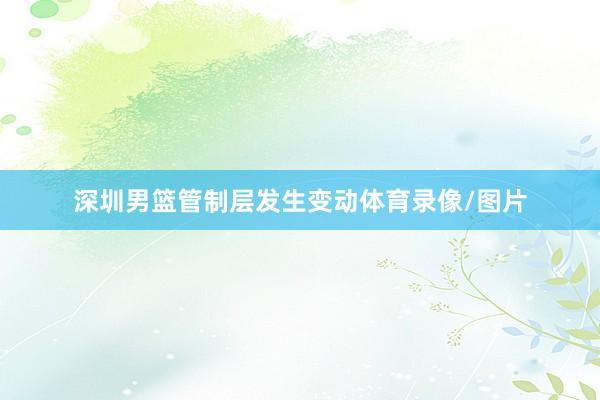 深圳男篮管制层发生变动体育录像/图片