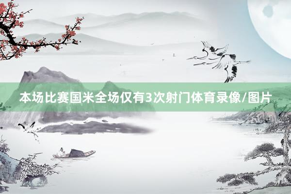 本场比赛国米全场仅有3次射门体育录像/图片