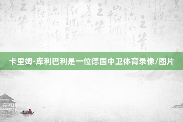 卡里姆·库利巴利是一位德国中卫体育录像/图片