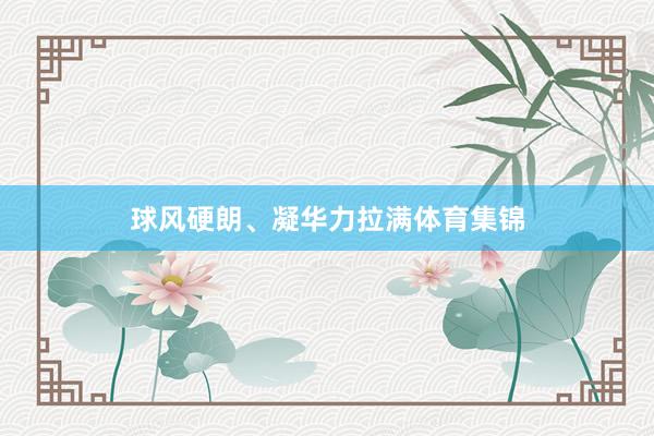 球风硬朗、凝华力拉满体育集锦