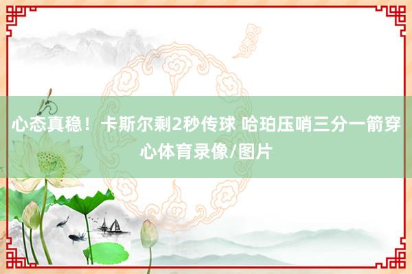 心态真稳！卡斯尔剩2秒传球 哈珀压哨三分一箭穿心体育录像/图片