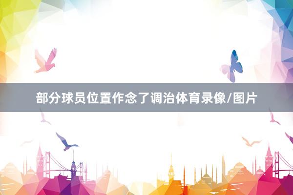 部分球员位置作念了调治体育录像/图片