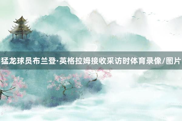 猛龙球员布兰登·英格拉姆接收采访时体育录像/图片