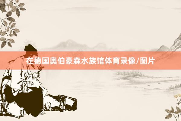 在德国奥伯豪森水族馆体育录像/图片